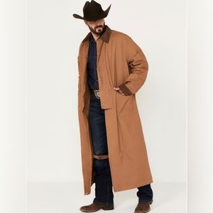 Vintage Scully Long Canvas Trench Coat - 2XL